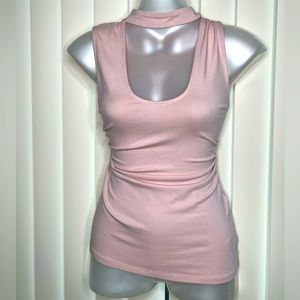 Express brand keyhole top. Light pink. Women’s size S. NWOT. Modal cotton blend